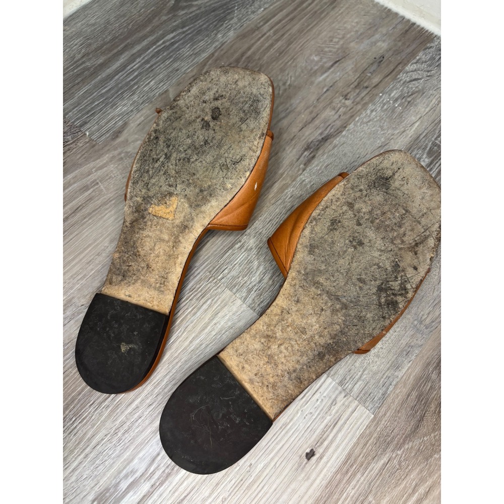 Tory Burch Eleanor Slides Size 7 Leather - Picture 8 of 8